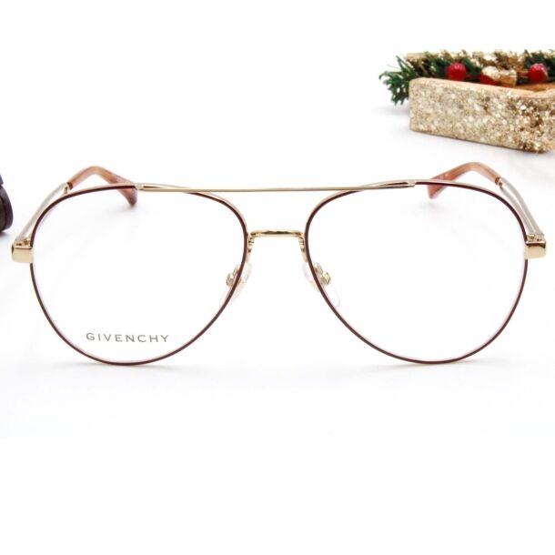Lunettes de vue Givenchy GV0095 6K3 56-15-145 - Rouge/Doré – Image 1