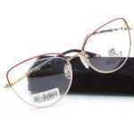 Lunettes de vue M1733 C2 54-17-135 - Rouge/Or – Image 2