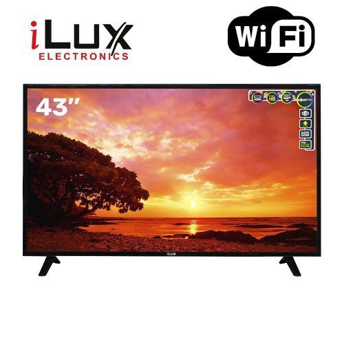 Ilux Tv Led 43" - Décodeur Intégré -WIFI- HDMI - USB - Noir – Image 1