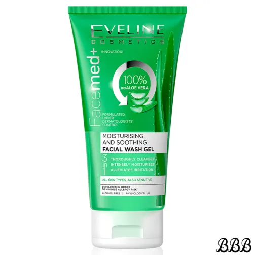 FACEMED+ - Gel Nettoyant Visage Hydratant Et Apaisant À L'Aloe Vera - 150ml – Image 1