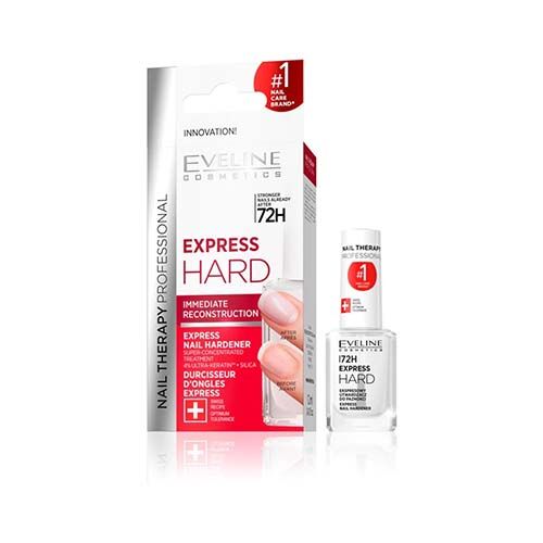 Eveline Nail Therapy Express - Durcisseur d'ongles renforçant le traitement fragile des ongles 12ml – Image 1
