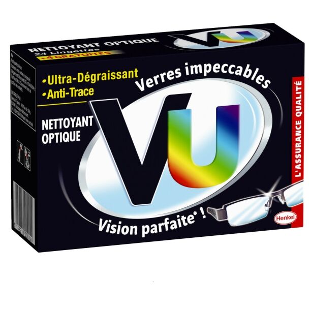 VU - Nettoyant Optique - étui de 24 Lingettes – Image 1