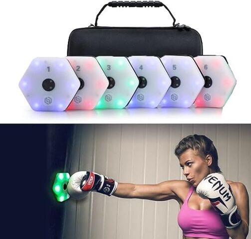 Lampe d'entraînement de réaction - Équipement de réponse à l'agilité de la vitesse - Smart App Connect, Flash Reflex Light – Image 1