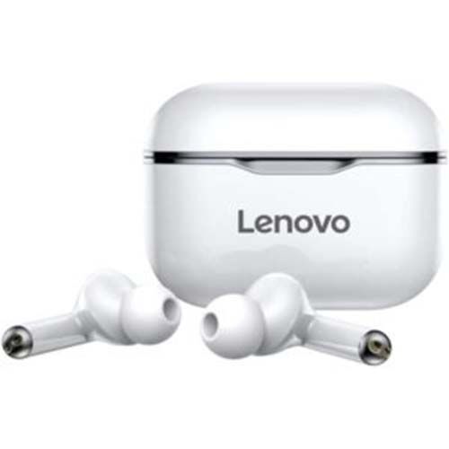 Lenovo LP1 TWS Écouteurs Bluetooth 5.0 - Blanc – Image 1
