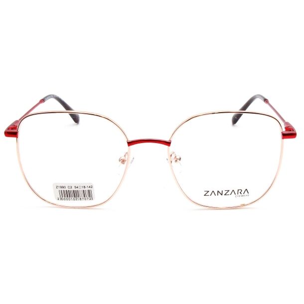 Lunettes de vue Femme Z1990 C2 54-18-142 - Rouge/Doré – Image 1