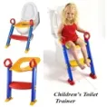 Siège de toilette réglable avec marche