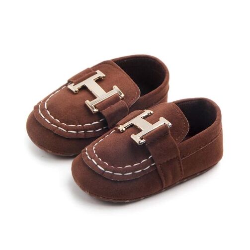 Chaussures confortable pour Bébé - 1 à 3 mois - Marron – Image 1