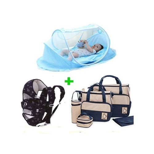 Un Lit Pliable Avec Kangourou 6 Position Plus Sac 5 Pièces – Image 1
