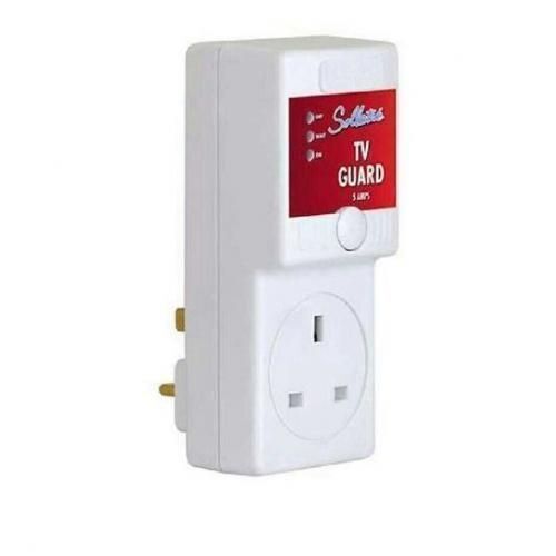 Stabilisateur Pour Téléviseur Et Réfrigérateur (Protecteur De Tension) - Blanc – Image 1