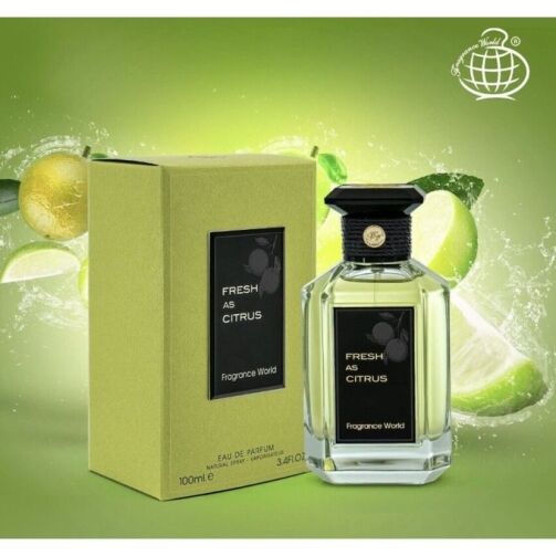 Fresh AS CITRUS Eau De Parfum Intense Mixte 100ml Vert Teneur 48H – Image 1