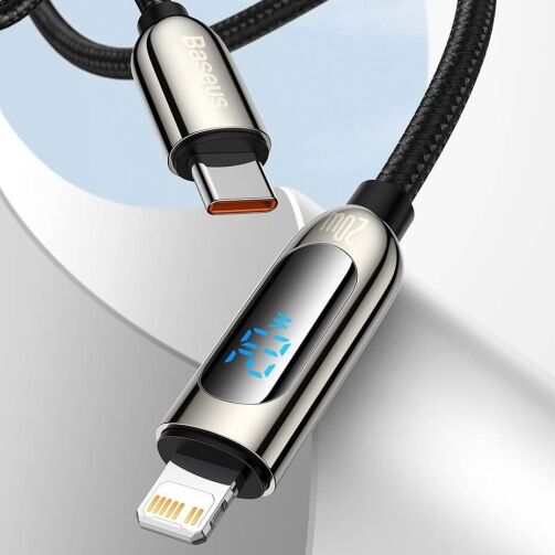 Câble USB-C vers Lightning de données de charge rapide Baseus PD 20W (CATLSK-A06) 2m – Image 1