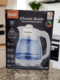 Bouilloire électrique en verre borosilicate, 2L, 2000W – Image 2