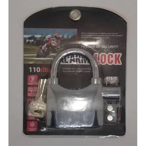 Lot de 2 Cadenas De Sécurité Alarme – Acier Lourd – Image 1
