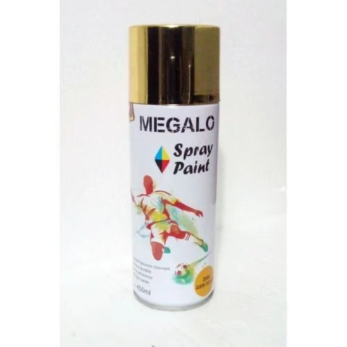 Bombe Spray Peinture 450ml – Or Brillant – Image 1