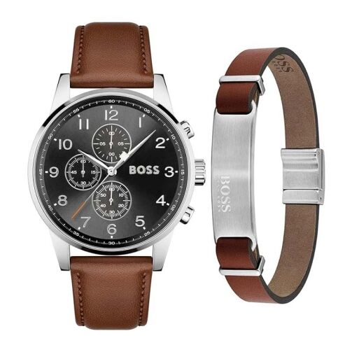 Hugo Boss NAVIGATOR Montre pour homme, analogique – Image 1