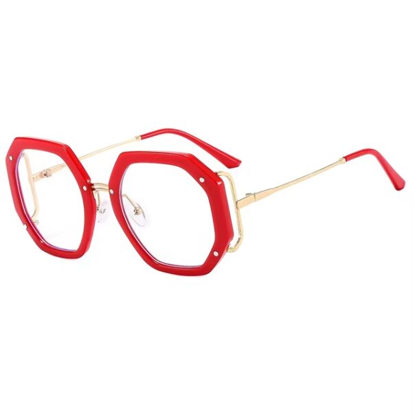 Lunettes de vue Femme 68082 C3 - Rouge – Image 1