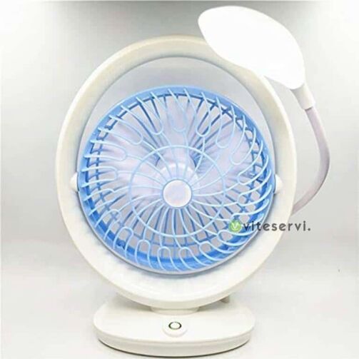 Ventilateur de table multifonction rechargeable portable – Image 1