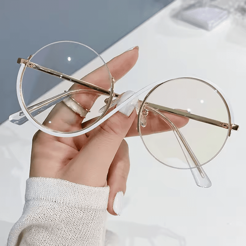 Lunettes de Vue Femme T-578 C5 - Blanc/Doré – Image 1