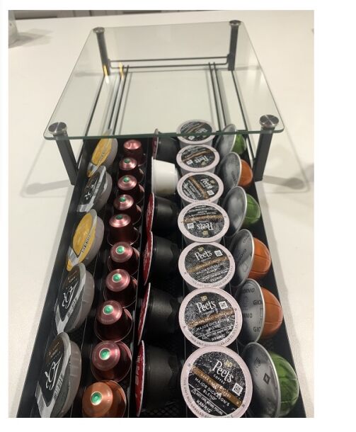 Tablette Plexiglas - Rangement Capsules Dolce Gusto & Nespresso – Image 1
