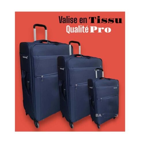 Ensemble De 3 Valise en Tissus ( Petit , Moyen , Grand ) – Image 1