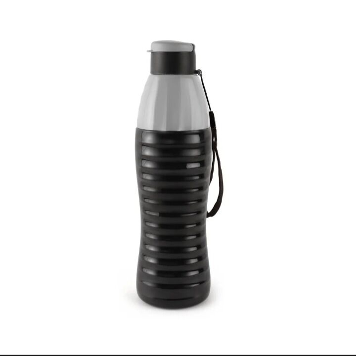 Gourde scolaire isotherme 520ml de qualité - Noir – Image 1