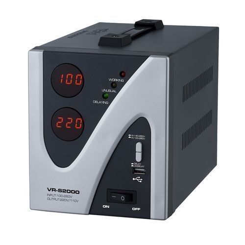 Leadder Stabilisateur De Tension Automatique LEADDER 2000 -Noir/Gris – Image 1