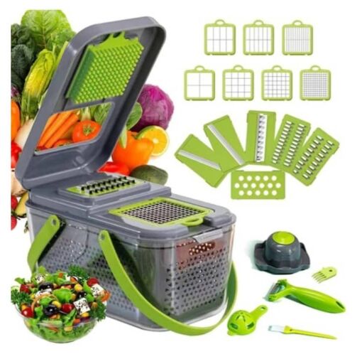 Découpe légumes multifonctions 22 pièces – Image 1