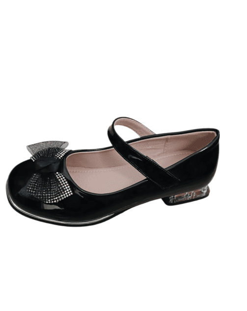 Ballerine pour fille - Noir – Image 1