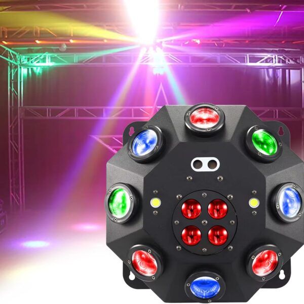 Projecteur lumière Mobile avec écran LCD, lumières de scène DJ 150 W