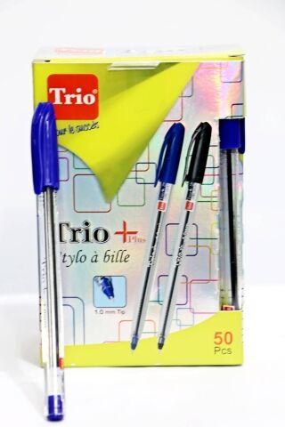 Stylo à bille TRIO Plus - Paquet de 50 – Image 1