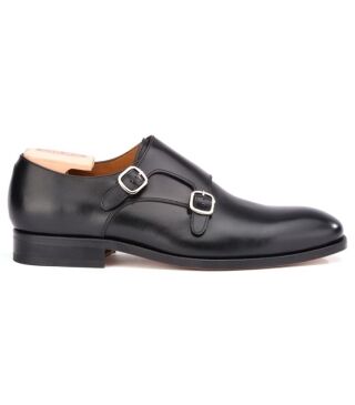 Chaussures homme double boucle - CHIGWELL - Bexley - Noir – Image 1