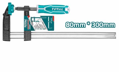 TOTAL Serre joint 80 x 300mm x 20 pcs – Image 1