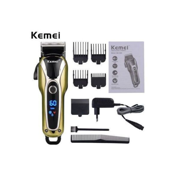 Kemei Tondeuse Electrique Rechargeable KM-1992