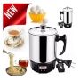 Gobelet Chauffant Inox Portable 12 Cm Avec Couvercle