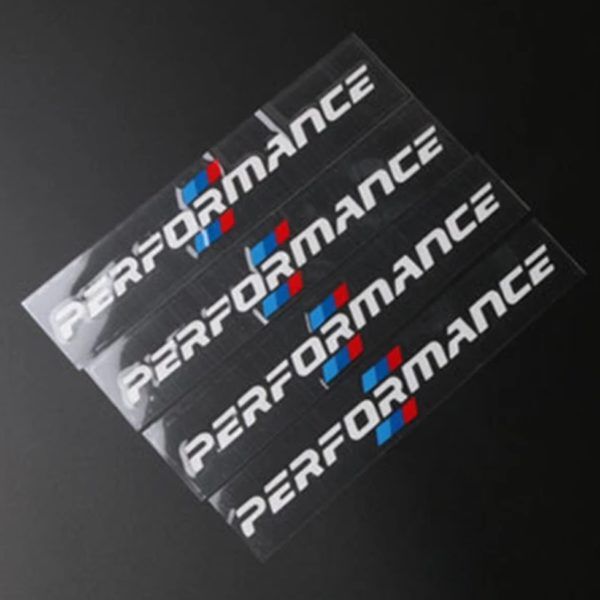 4 Autocollants Performance - Blanc